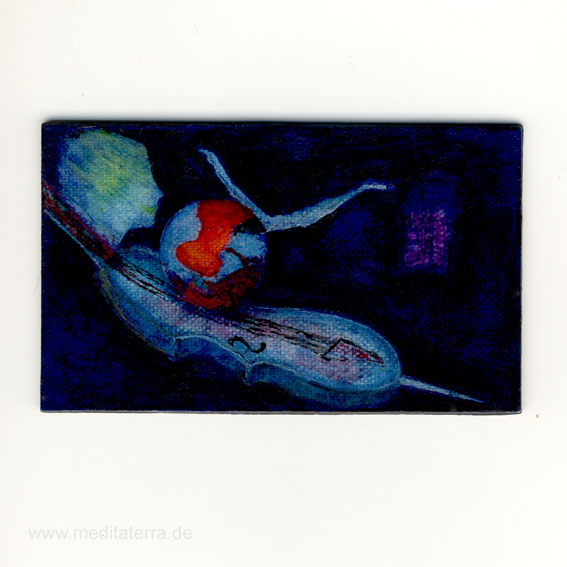 Carl Emanuel Mark 2, Sweden, Chambre , Oil/Canvas , 2015 , 13 x 13