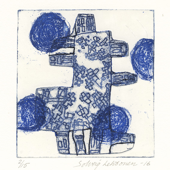 Solveig Lehtonen 2, Finland, Play With Me!, 2016, Etching, 13 x 12 cm