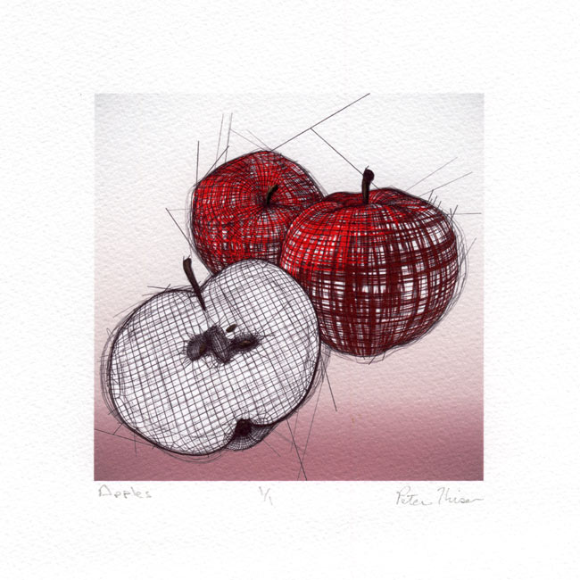 Peter Hriso 1, USA, Apples, 2016, Digital Print, 4 x 4 cm