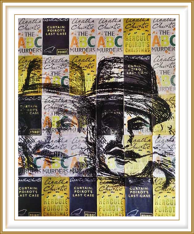 Mady Maeriën 1, Belgium, Never Ending Carreer Of Poirot, 2016, Collage, Litho Polyester, 43 x 58 cm