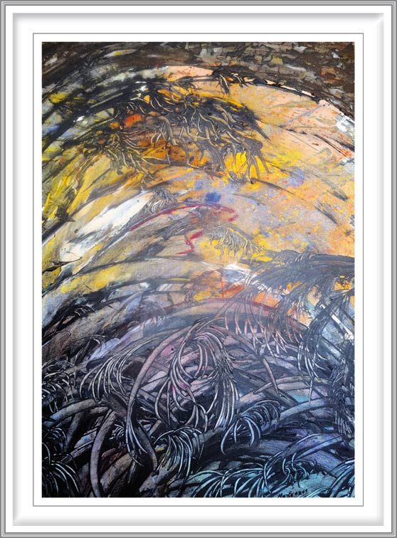 Marlo Mylonas-Svikovsky 1, Switzerland, The Mangrove In Brazil, 2018, Acrylic on Canvas, 120 x 100 cm