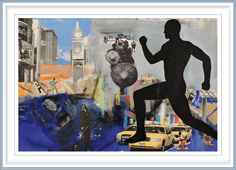 Patricia Pascazzi 2, Argentina, Rush Hour, 2015, Collage, 150 x 100 cm