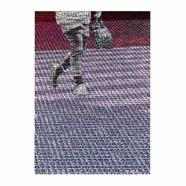 Kinichi Maki 1, Japan, Walking among the Seas of Number, 2017, Digital Print 14 x 9,9 cm